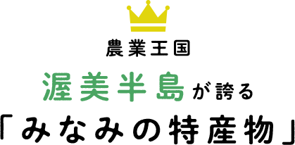 農業王国渥美半島が誇る「みなみの特産物」